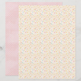 Lámina Papel de Scrapbook de Huevos de Pascua Antiguos