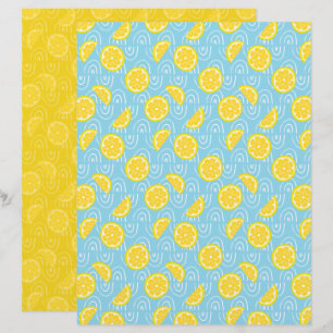 Lámina Papel de Scrapbook de Limón