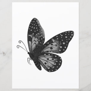 Lámina Papel de Scrapbook de Mariposa Individual