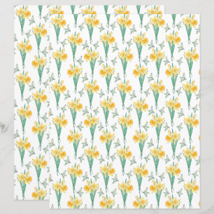 Lámina Papel de Scrapbook de Narciso