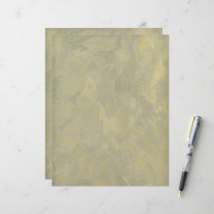Lámina Papel de Scrapbook de Plastero Metálico Dorado Pla