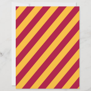 Lámina Papel de Scrapbook de Rayas Diagonales Dorado y Bo