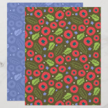 Papel de Scrapbook de Tomate