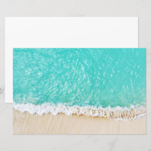 Lámina Papel de scrapbook de verano playa océano mar