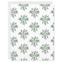 Papel de Scrapbook de Verduras y Bayas de Invierno