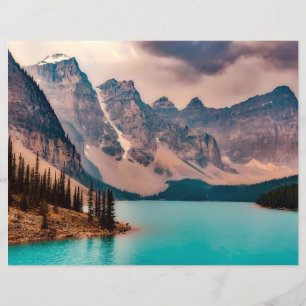 Lámina Papel de Scrapbook del Parque Nacional Banff