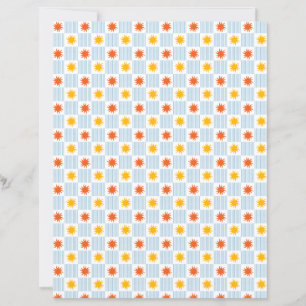 Lámina Papel de Scrapbook Multicolor de Estallido Solar e
