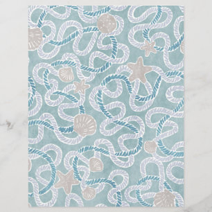 Lámina Papel de Scrapbook Náutico Moderno