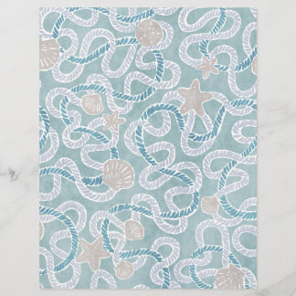 Lámina Papel de Scrapbook Náutico Moderno