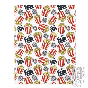 Lámina Papel de Scrapbook Noche de Cine
