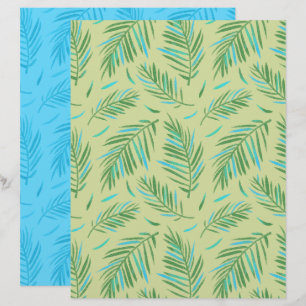 Lámina Papel de Scrapbook Palm Green