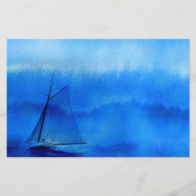 Lámina Papel de scrapbook para el paisaje marino (Anverso)