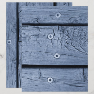 Lámina Papel de Scrapbook Tablones de Madera Azul Humeant
