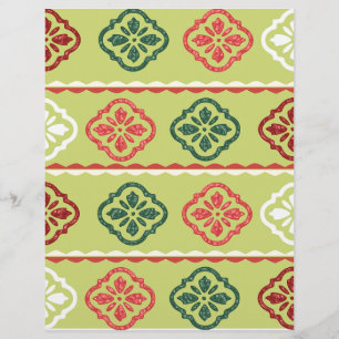 Lámina Papel de Scrapbook Texturizado Verde