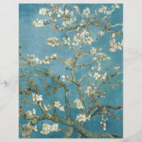 PAPEL DE SCRAPBOOK :VAN GOGH : ALMOND BLOSSOM