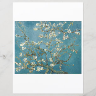LÁMINA PAPEL DE SCRAPBOOK : VAN GOGH : ALMOND BLOSSOM