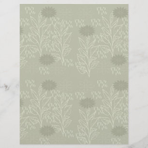 Lámina Papel de Scrapbook verde oliva: