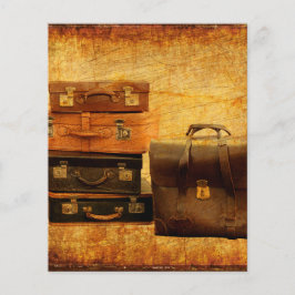 Lámina papel de scrapbook vintage de viaje