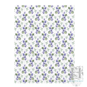 Lámina Papel de Scrapbook Violeta