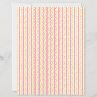 Lámina papel de scrapbooking de colores rayas botánicas