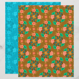 Lámina Papel del álbum de recortes de Garland Brown