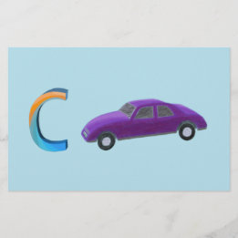 Lámina Papel del Coche