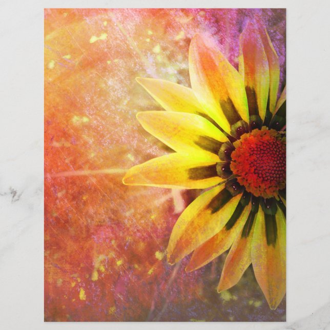 Lámina Papel del libro de calificaciones de la Gazania de (Anverso)