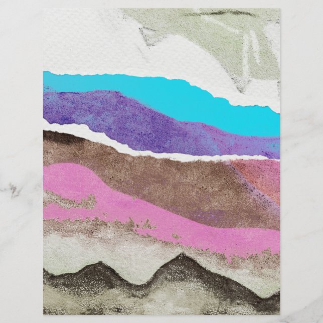 Lámina Papel desgarrado (Anverso)