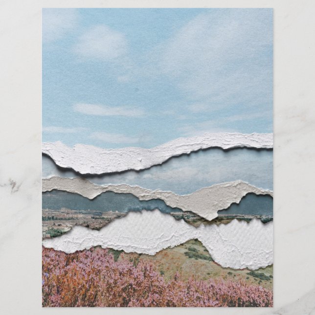 Lámina Papel desgarrado (Anverso)