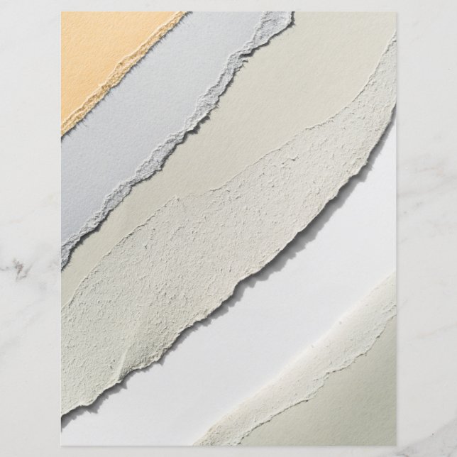 Lámina Papel desgarrado (Anverso)