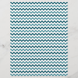 Lámina Papel doble lateral en forma de cheurón azul y ama