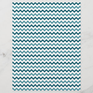 Lámina Papel doble lateral en forma de cheurón azul y ama