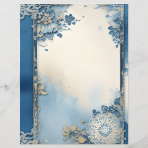 Lámina Papel elegante del libro de carteles de arte flora