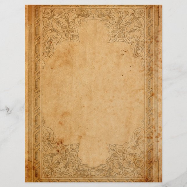 Lámina Papel enmarcado de fallecimiento (Anverso)