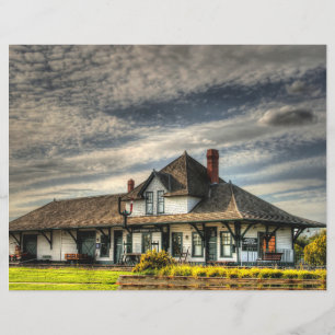 Lámina Papel escénico del fort Saskatchewan