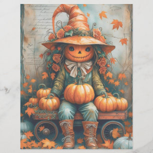 Lámina Papel escrádico gótico espumoso de Halloween