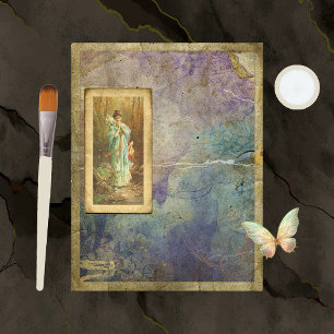 Lámina Papel escrapbook de Lady encantada