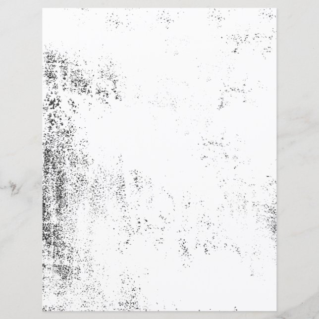 Lámina Papel escrapbook de pintura blanca negra con probl (Anverso)