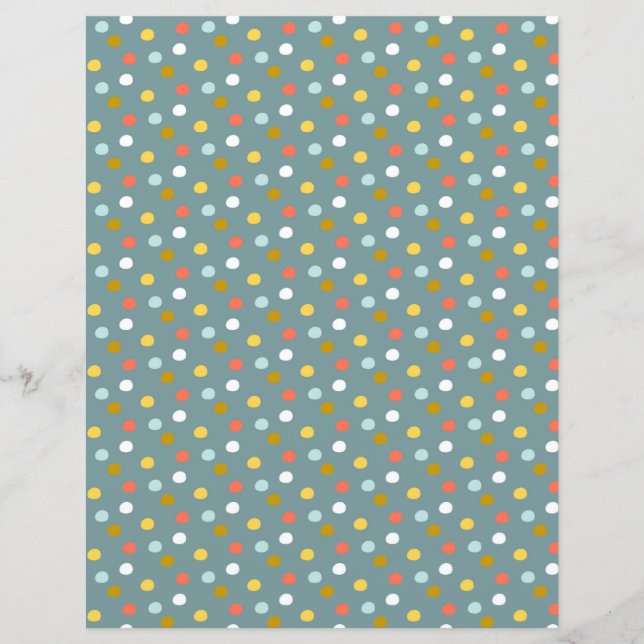 Lámina Papel escrapbook de Snowman escarmentado (Anverso)