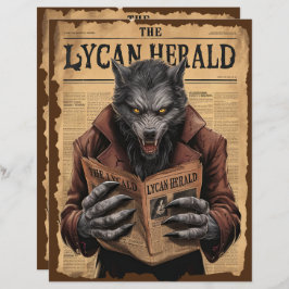 Lámina Papel escrapbook espeluznante de Halloween