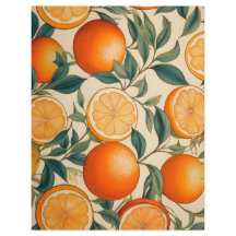 Papel estacional del patrón de Naranja de época