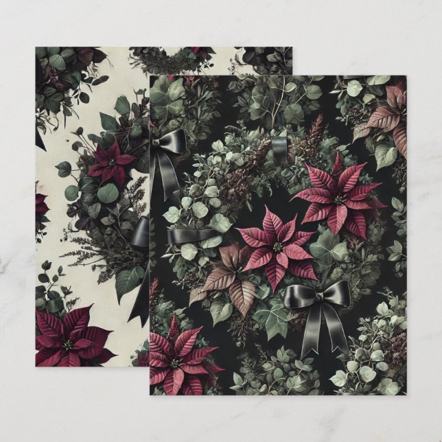 Lámina Papel festivo de libros de papel de historietas de (Anverso / Reverso)