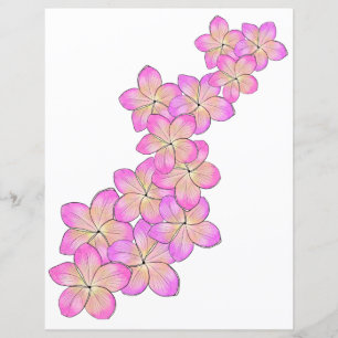 Lámina Papel frangipani para el libro de cricket