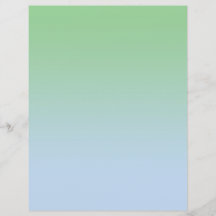 Papel gradiente verde claro y azul