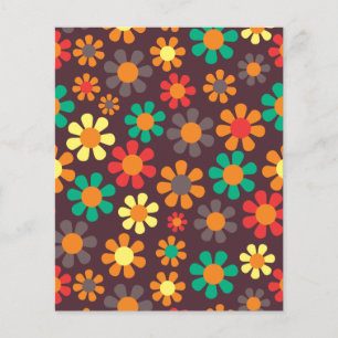 Lámina Papel hippy Flower Daisy Scrapbook