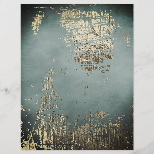 Lámina Papel humeante metálico azul (Anverso)