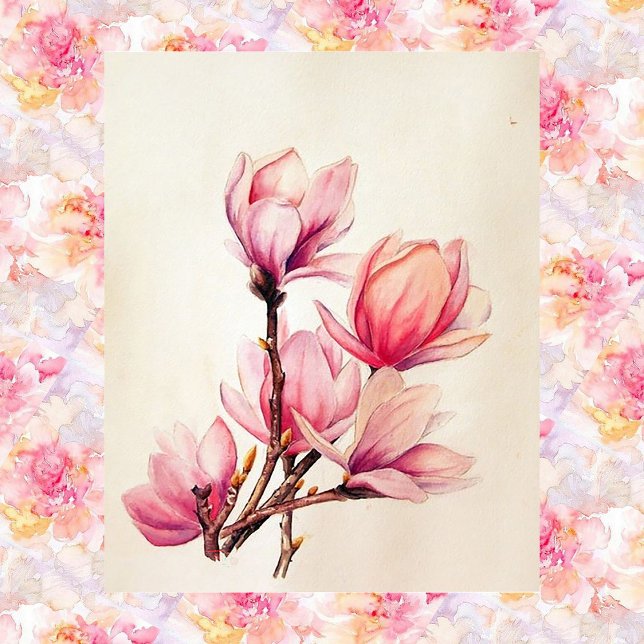 Lámina Papel mástil de cuadernillo de cuadernillo en flor (Subido por el creador)