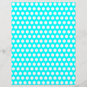 Lámina Papel Membretado de Lunares Blancos