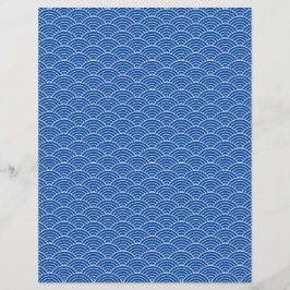 Lámina Papel moderno azul negro para la trama japonesa