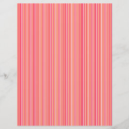 Lámina Papel moderno de cartón rayado rosa y Naranja